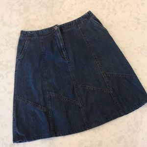 J. Jill denim skirt